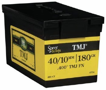 40/10mm 180gr TMJ Speer #4734 400/bx