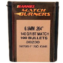 Barnes #30230 6.5mm 140gr MB 100/bx