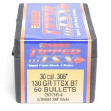 Barnes #30364 .30 Caliber 130gr TTSX 50/bx