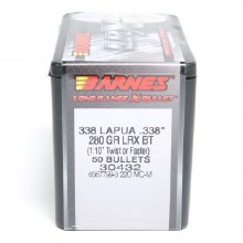 Barnes #30432 .338 Caliber 280gr LRX 50/bx