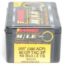 Barnes #30440 380 ACP 80gr TAC-XP 40/bx