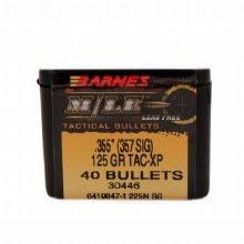 Barnes #30446 .355 (357 SIG) Caliber 125gr TAC-XP 40/bx