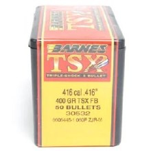 Barnes #30532 .416 Caliber 400gr TSX 50/bx