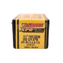 Barnes #30554 .460 Caliber 200gr XPB 20/bx