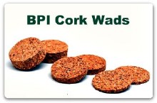 BPI Cork Cushion Wad 1/4" 250/ct