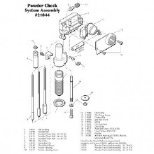 Dillon Powder Check Rod Assembly .22-.29 Cal.