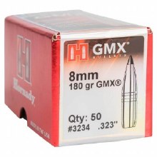 8mm 180gr GMX Hornady #3234 50/bx