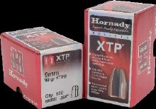 9mm 90gr HP/XTP Hornady #35500 100/bx