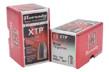 9mm 115gr HP/XTP Hornady #35540 100/bx