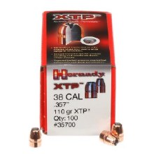 .38 Caliber 110gr HP/XTP Hornady #35700 100/bx