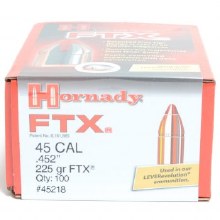 .45  Caliber 225gr FTX Hornady #45218 50/bx
