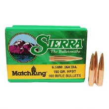 6.5mm 150gr HPBT Sierra #1755 100/bx