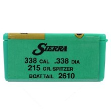 .338  Caliber  215gr BT Sierra #2610