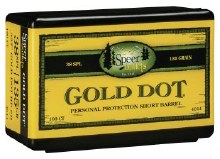 .38 Caliber 135gr GDHP Speer #4014 100/bx