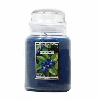 American Candle Blueberry 22 OZ Jar Candle