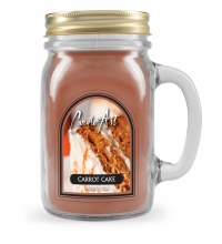 Carrot cake Mug Candle with Wood Wick Rust