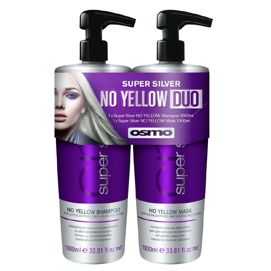 Osmo Duo Super Silver No Yellow Shampoo And Conditioner 1 Litre Pack