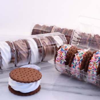 IC Sandwich 6 Pk Chocolate