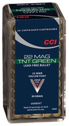 CCI TNT GREEN 22 WIN MAG 30G VARMINT 2050FPS