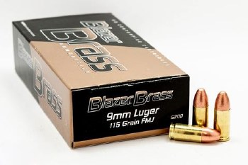 BLAZER 9MM 124G FMJ