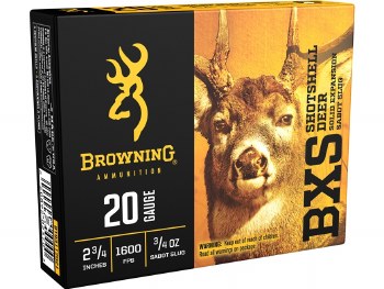 BROWNING BXS 20G 2 3/4 3/4Z SABOT SLUG