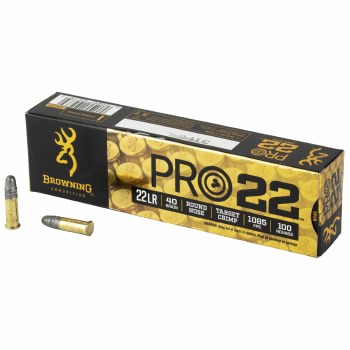 BROWNING 22LR PRO 40G 1085 FPS 100CT