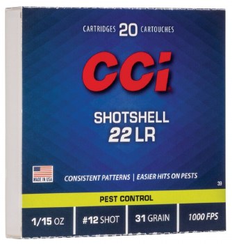 CCI .22 LR SHOTSHELL