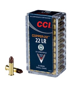 CCI COPPER 22LR 21G 50CT