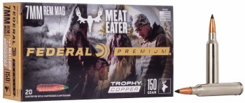 FEDERAL TROPHY COPPER 7MM REM MAG 150G
