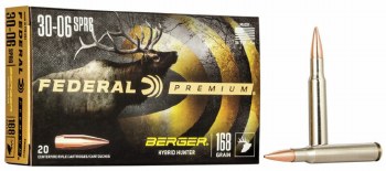 FEDERAL PREMIUM 30-06 168G BERGER HYBRID HUNTER