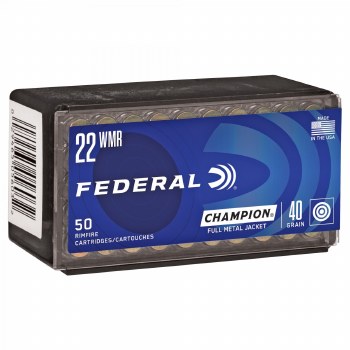 FEDERAL CHAMPION 22 WMR 40G FMJ