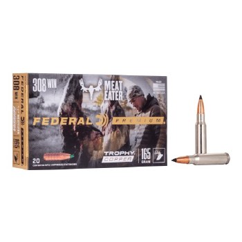 FEDERAL PREMIUM 308 TROPHY COPPER 165G