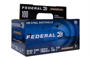 FEDERAL SPEED SHOK "LUNCH PAK" 12G 3 1-1/4Z 1450FPS 2 100CT