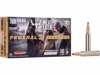 FEDERAL TROPHY COPPER 7MM REM MAG 140G