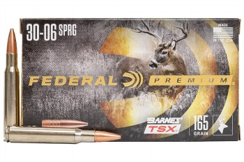 FEDERAL PREMIUM 30-06 165G TSX