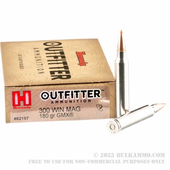 HORNADY OUTFITTER 300WIN 180G CX