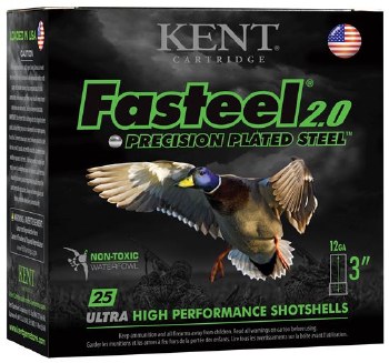 KENT FASTSTEEL 2.0 12G 2-3/4 1-1/16Z 1550FPS 3