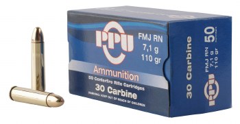 PPU 30 CARBINE 110G FMJ