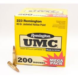 REMINGTON 223 45G JHP 200 ROUND