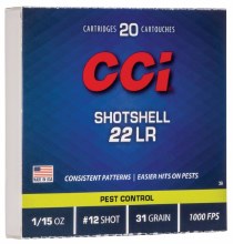 CCI .22 LR SHOTSHELL