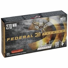 FEDERAL PREMIUM TROPHY COPPER 270 WIN 130G