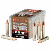 HORNADY CRITICAL DEFENSE 22 WMR 45G FTX