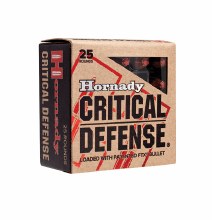 HORNADY CRITICAL DEFENSE 38 SPECIAL 110G FTX