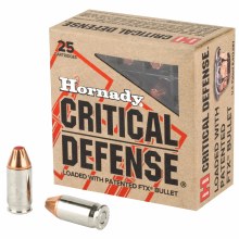 HORNADY CRITICAL DUTY 380 ACP 90G FTX