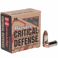 HORNADY CRITICAL DEFENSE 9MM 115G FTX