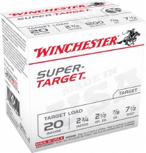 WINCHESTER SUPER TARGET 20G 2-3/4 7/8Z 1200FPS 7.5