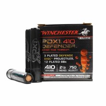 WINCHESTER DEFENDER 410 2.5 12 BB'S 3 DISCS  COPPER PLATED