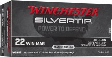 WINCHESTER SILVERTIP 22 WMR 40G JHP