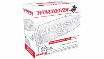 WINCHESTER 40 S&W 165G FMJ