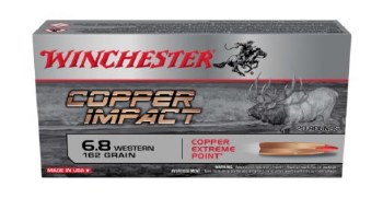 WINCHESTER COPPER IMPACT 6.8 WESTERN 162G